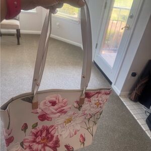 Ted Baker Pink and White Floral Tote
